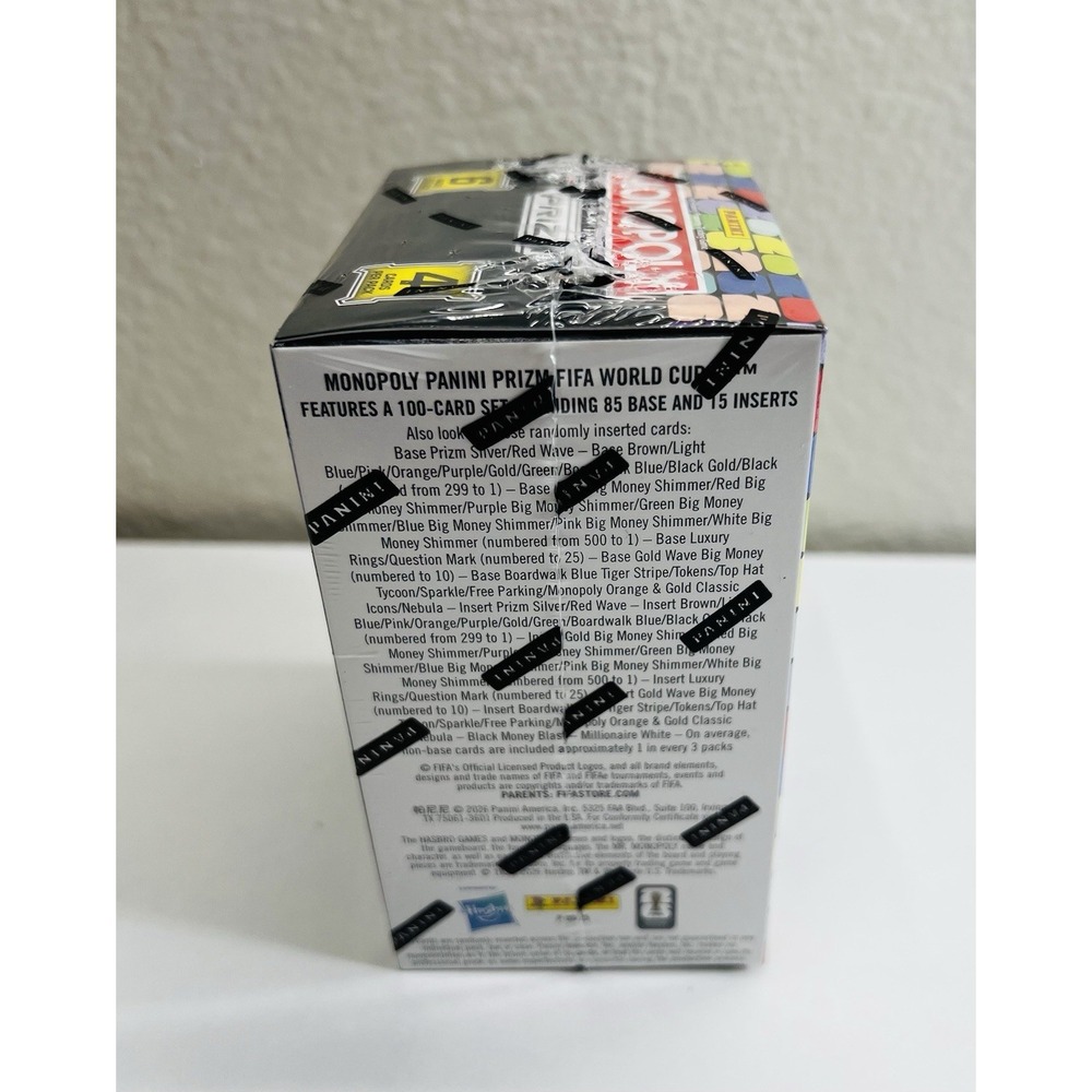2026 PANINI PRIZM MONOPOLY FIFA WORLD CUP 2026 Trading Card SOCCER BLASTER BOX - Picture 6 of 6